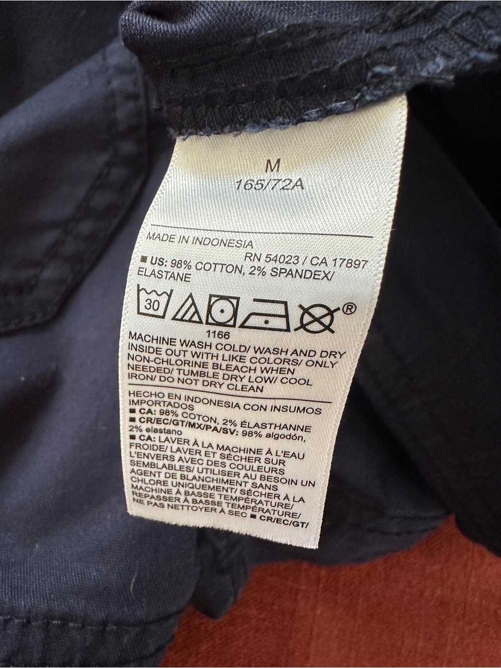Old Navy OG Chino Utility Patch-Pocket Shorts Navy - Picture 4 of 8